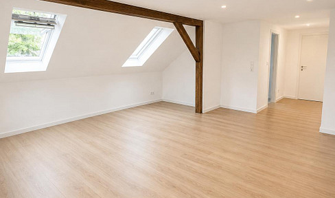 Renovated 2-room attic apartment for rent in Bad Rothenfelde.