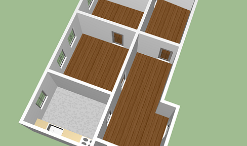 3-Zimmer DG-Wohnung  in der Kernstadt - WG geignet (Whg 7014)