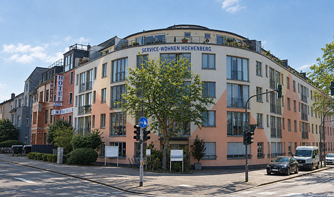 Accessible attic apartment with a large sun terrace (no commission!).