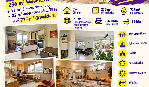 236 m² of living space + separate apartment, 735 m² of land – a spacious home in Wolfsburg-Kästorf.