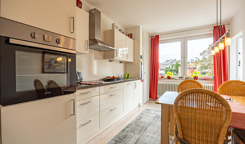 Moderne 2-Zimmer Wohnung mit hochwertiger Einbauküche im Frankenberger Viertel
