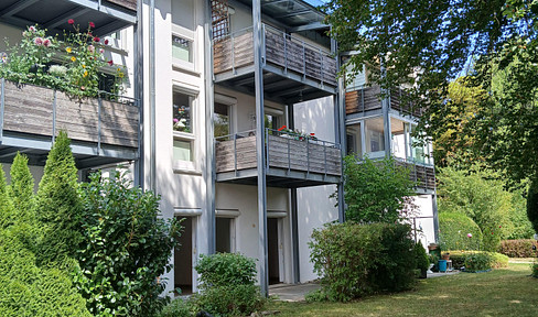 Kempten: 2 Zi Terrassen Wohnung in Seniorenwohnanlage