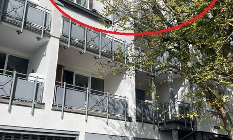 Bad Breisig – Attractive 2-room apartment, 2nd floor, in a quiet location with a beautiful view.