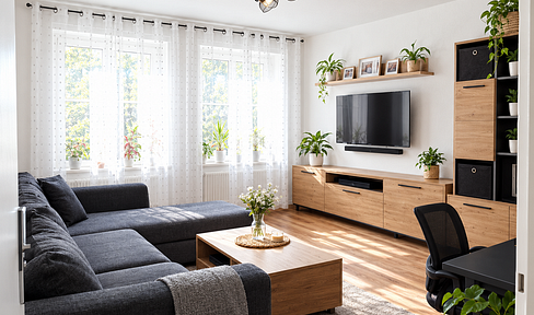 Exclusive, renovated 3-room apartment – stylishly furnished and ready to move in!
