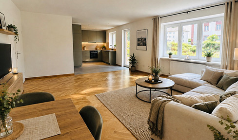 Family-friendly 3-room apartment in Kitzingen.