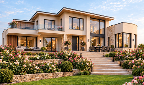 Exclusive lakeside property with a private pier and boathouse.