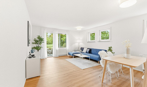 2-room apartment in Reutlingen-Hohbuch (near the University of Applied Sciences) - newly renovated, modern, bright, with a balcony/garden.