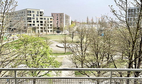 Modernized, well-rented 4-room apartment with a large balcony and parking space.