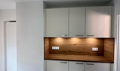 Completely renovated ground floor apartment.