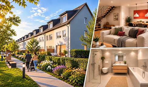 Erstbezug: Modernes Reihenhaus mit Südterrasse & Garten