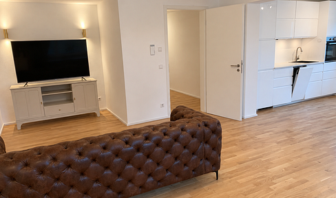 Furnished apartment with balcony - modern, high-quality, and available immediately.