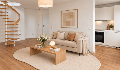 3-Zimmer-Maisonette-Wohnung | Erstbezug nach Modernisierung | Balkon & Dachterrasse