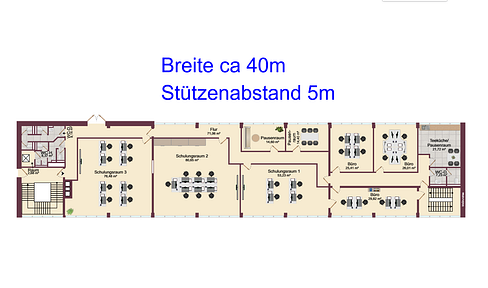 Großräumige helle Büroflächen * Provisionsfrei * Auf Wunsch 235 qm Lager