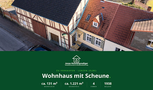 Einfamilienhaus mit Scheune und Garten für den Käufer provisionsfrei