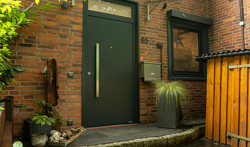 Modern townhouse.