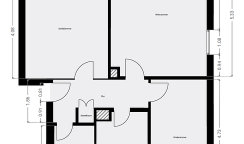 Buy now and help shape the future – a 3-room apartment in Oberursel is undergoing a complete renovation.