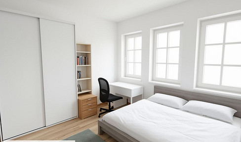 3 furnished rooms in a shared apartment, available for rent individually | from €580, including utilities.