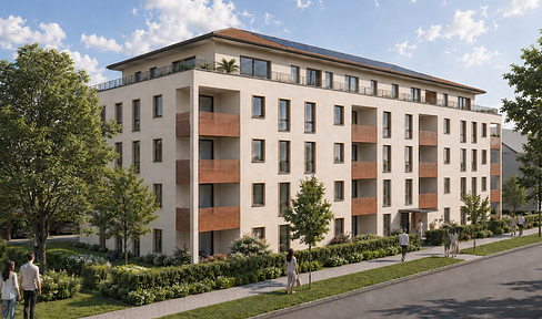 Neubau in Kassel-Wehlheiden: großzügige 3-Zimmer-Wohnung mit Loggia