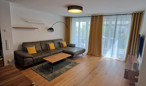 Modern 3-room ground floor apartment with garden, centrally located in Pfaffenhofen.