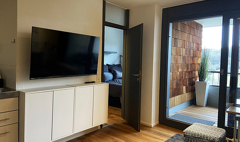 2-room apartment with fitted kitchen, 48 m², centrally located in the university town of Tübingen.