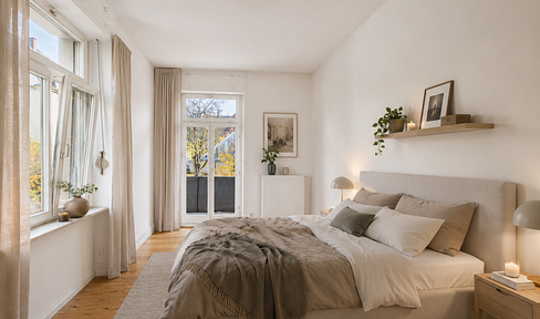 Stylish 4-room apartment in a historic building, located in the central area of Baden-Baden.