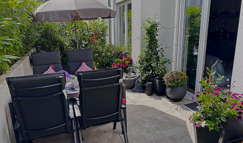 70 m² - 3-room apartment in Olpe with terrace and garden, newly built in 2023, KfW 40 standard (A+ energy rating).
