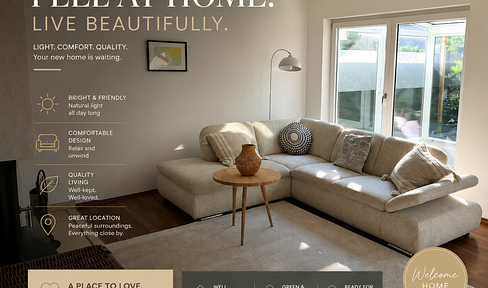 Modern house in Oberursel, near FIS and EDEKA.