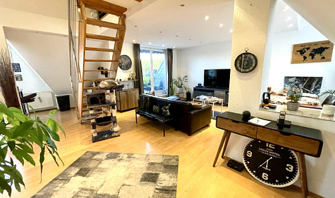 Einzigartige Maisonette-Studio-Wohnung mit Balkon