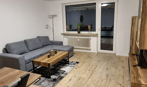 Möblierte 3-Zimmer-Wohnung, EBK, Renoviert