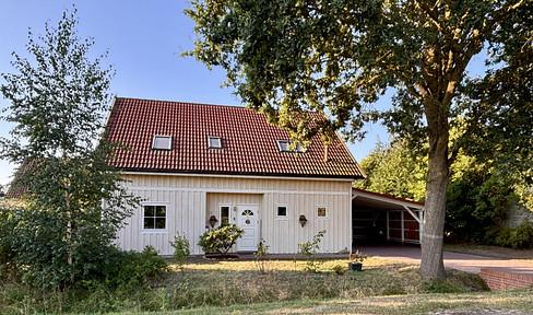 Beautiful Norwegian wooden house.