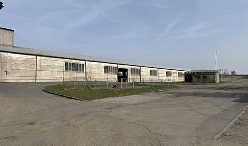 Großzügige Gewerbefläche mit Lagerhallenbestand und Büro in Neustadt a. d. Orla