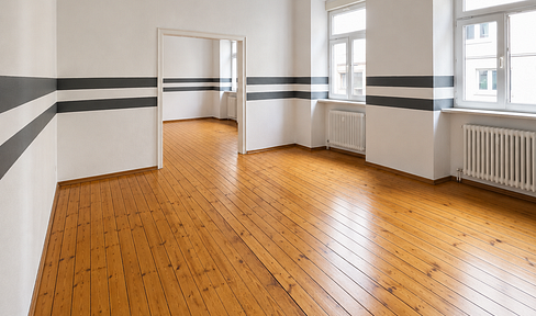 106 m² in the heart of Sanderau: 4 rooms, with the charm of an older building – perfect for moving in yourself or for attractive rental.