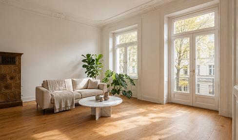 Juwel am Hanauer Schlossgarten: Top-sanierte 4-Zi-Altbauwohnung - Provisionsfrei
