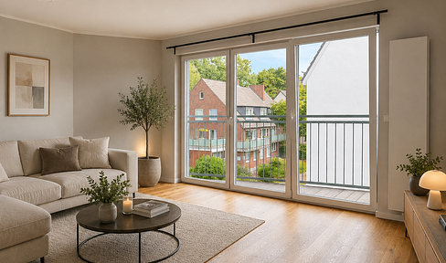 wunderschöne 2 Zi Neubauwohnung + Galerie, mit Einbauküche und Balkon