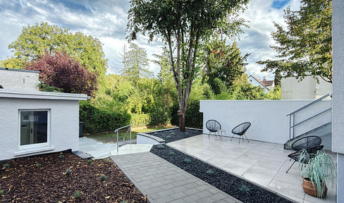 Gartenwohnung mit Hausgefühl: 105 m² mit großer Terrasse nahe Frankfurt