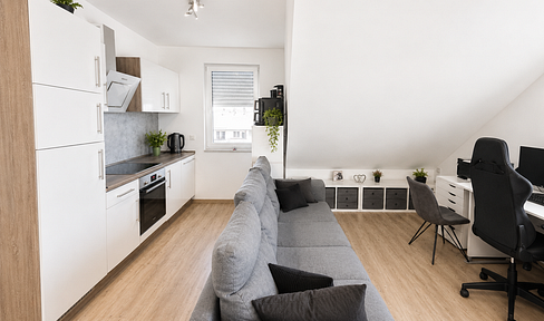 Modern 2-room apartment with a south-facing balcony, located in a central area of Versmold.