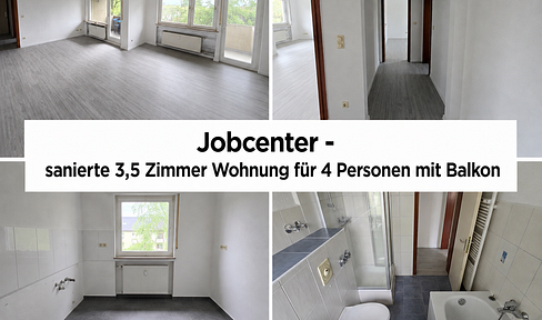Jobcenter – جوب سنتر – Джобцентр: Neue Wohnung für Ihre Familie – ideal für 4 Personen