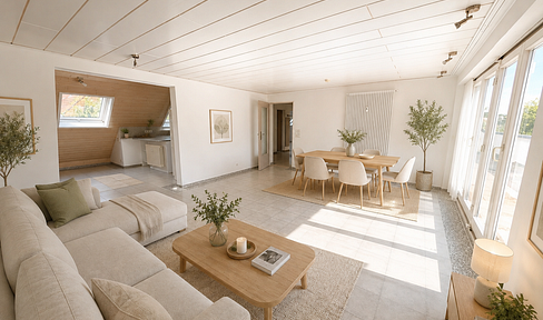 No commission - Spacious 5-room apartment in a quiet location, with a garage and balcony.