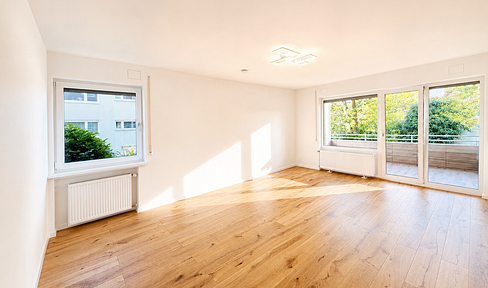 Provisionsfrei & hochwertig saniert: 3-Zimmer-Wohnung mit 2 Balkonen in Düsseldorf-Lörick