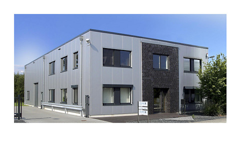 Combination of office space (160 square meters), production area (250 square meters), and expandable storage space (160 square meters).