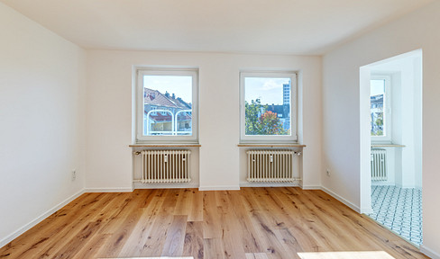 Bezugsfreies helles Apartment nähe Tegernseer Platz mit Blick ins Grüne