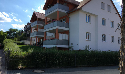 Modern 3-room apartment with high-quality finishes, a balcony, and two parking spaces.