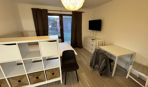 1-room apartment in Bovenden, furnished, with balcony, ideal for students/singles.