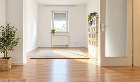 1-room ground floor apartment, 46 m², quiet location in the back of the building – Heilbronn.