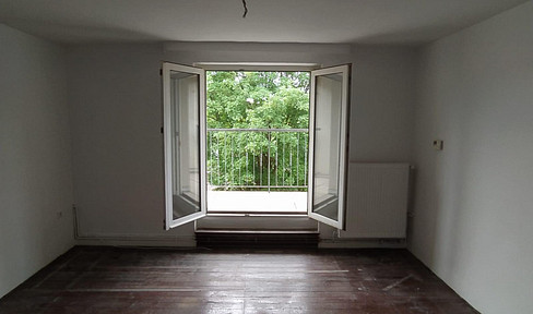2,5-Zimmer Wohnung mit Balkon, Wintergarten und Gemeinschaftsgarten - Osnabrück-Wüste