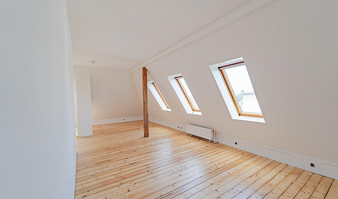 4-room apartment in a historic building, 110 m², recently renovated, with a new fitted kitchen and access to a communal garden.