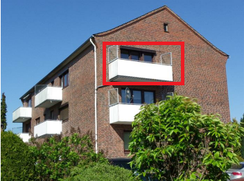 Helle 3-Zimmer-Wohnung mit Einbauküche, Balkon und Stellplatz