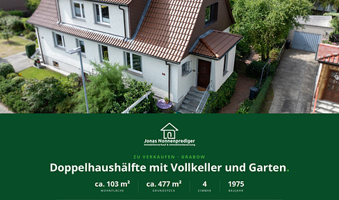 Doppelhaushälfte mit Garten - für den Käufer provisionsfrei