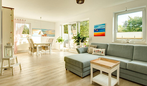 Zentrale, barrierefreie Komfort-Wohnung mit Ostsee-Blick