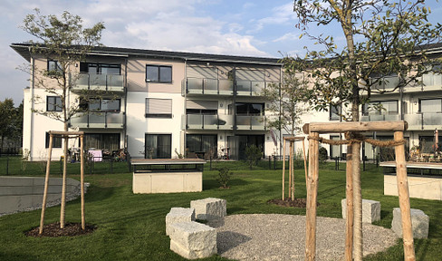High-quality 2-room apartment with a sunny southwest-facing balcony – energy-efficient living in Buchloe.